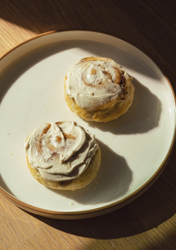 Cinnamon Rolls (GF) with Monty's Cream Cheese Frosting
