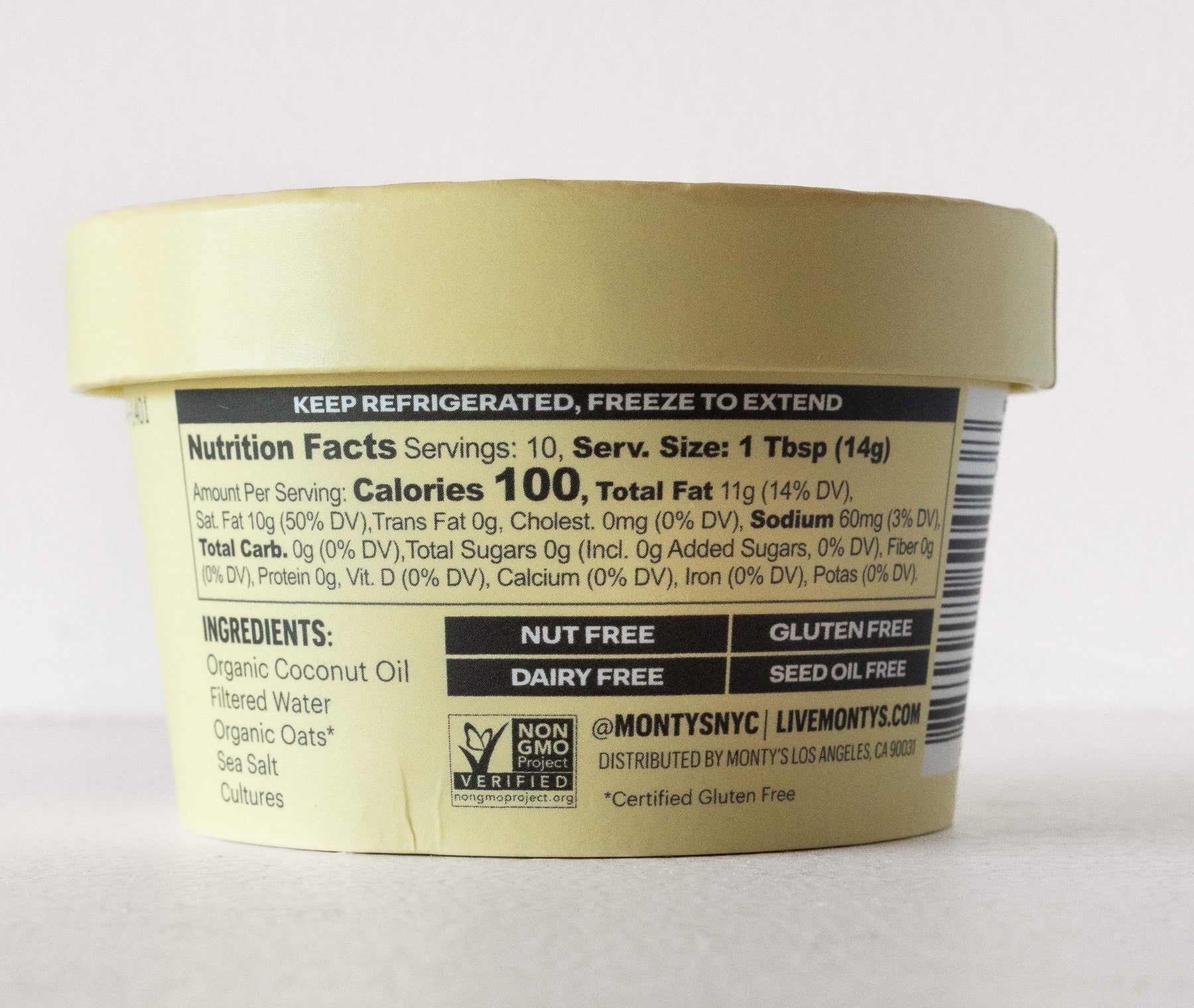 Cultured Oat Butter