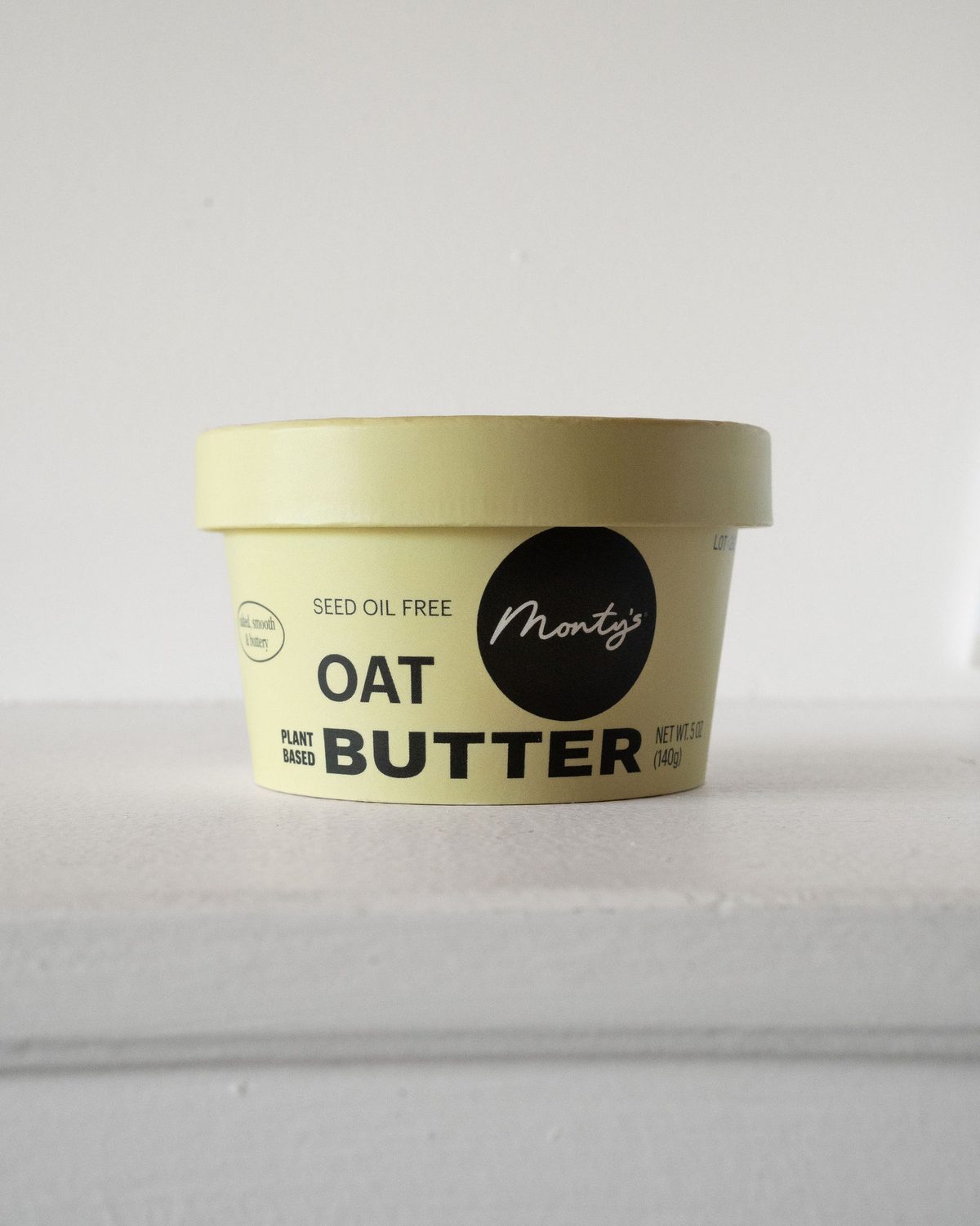 A single cup of Monty's Oat Butter